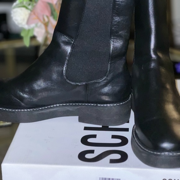 Schutz Kasey Leather Chelsea Boots - Picture 6 of 6